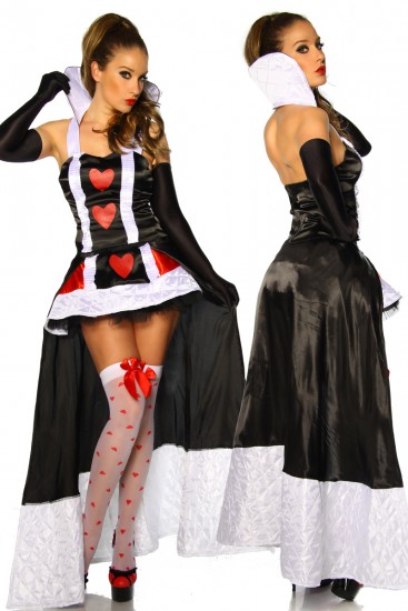 Alice Wunderland Kostüm mit Petticoat-Rock
