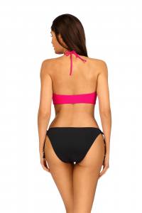 Bikini-Set in schwarz/pink