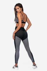 Fitness Hose in schwarz/grau