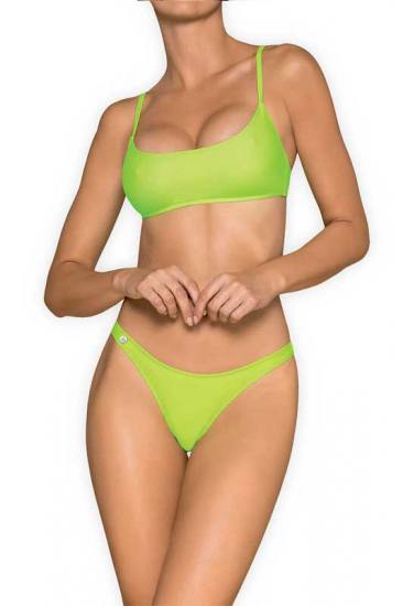 Heißer Bikini in Neongrün von Obsessive