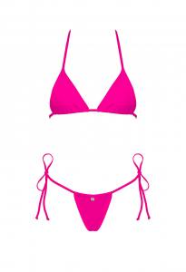 Knapper Gogo Mikro-Bikini in pink