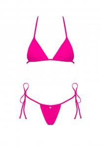 Knapper Gogo Mikro-Bikini in pink