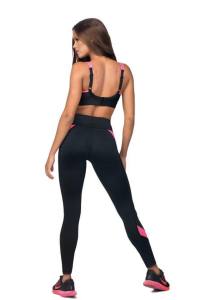 Sport BH in schwarz/pink